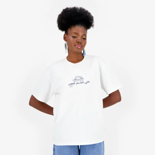 T-shirt oversized femme manches courtes - KONTAKT