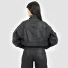 Cropped jacket femme effet cuir - KINDA - KONTAKT