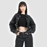 Cropped jacket femme effet cuir - KINDA - KONTAKT