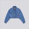 Cropped jacket fille en jeans - KONTAKT
