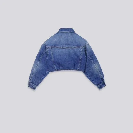 Cropped jacket fille en jeans - KONTAKT