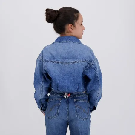 Cropped jacket fille en jeans - KONTAKT