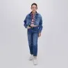 Cropped jacket fille en jeans - KONTAKT