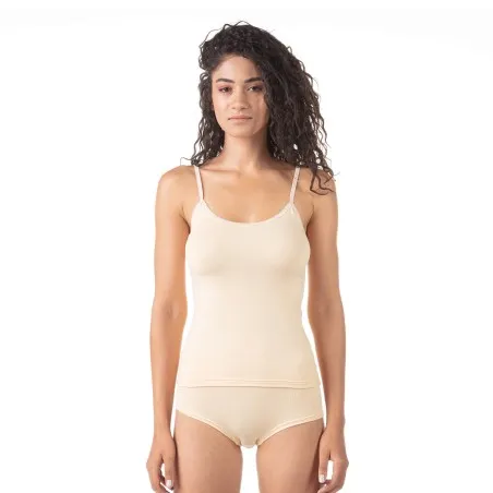 Culotte taille haute femme en microfibre extensible - KONTAKT