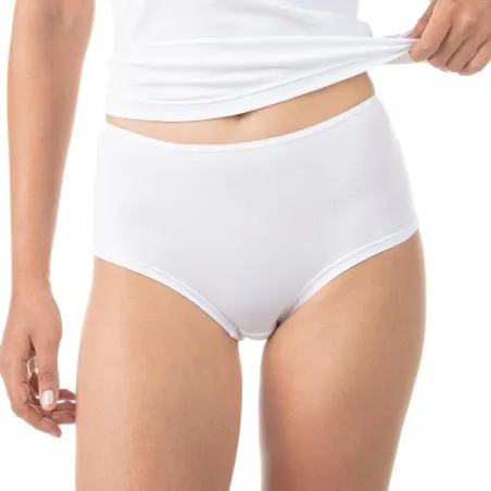Culotte taille haute femme en microfibre extensible - KONTAKT