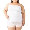 Culotte taille haute grandes tailles en coton stretch - KONTAKT