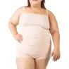 Culotte taille haute grandes tailles en coton stretch - KONTAKT