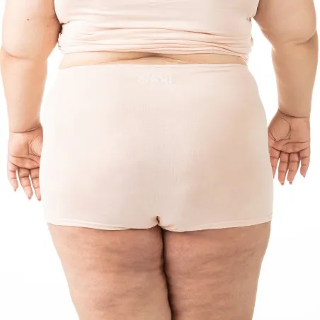 Culotte taille haute grandes tailles en coton stretch - KONTAKT