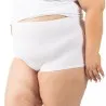 Culotte taille haute grandes tailles en coton stretch - KONTAKT