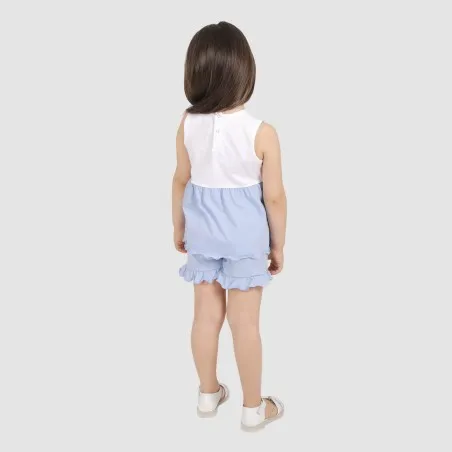 Débardeur bébé avec volant contrasté CŒUR - KONTAKT