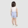 Débardeur bébé avec volant contrasté CŒUR - KONTAKT