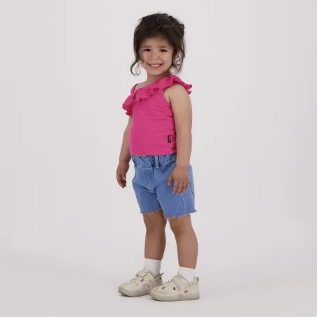 Débardeur bébé fille avec volant - KONTAKT