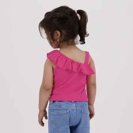 Débardeur bébé fille avec volant - KONTAKT