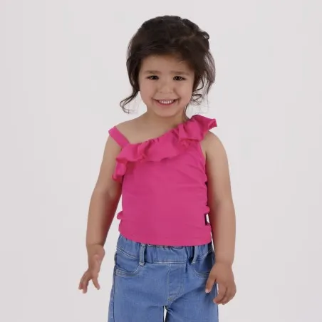 Débardeur bébé fille avec volant - KONTAKT