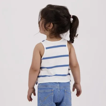 Débardeur bébé fille avec volant côté - KONTAKT