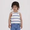 Débardeur bébé fille avec volant côté - KONTAKT