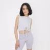 Débardeur crop fille avec nœud - KONTAKT