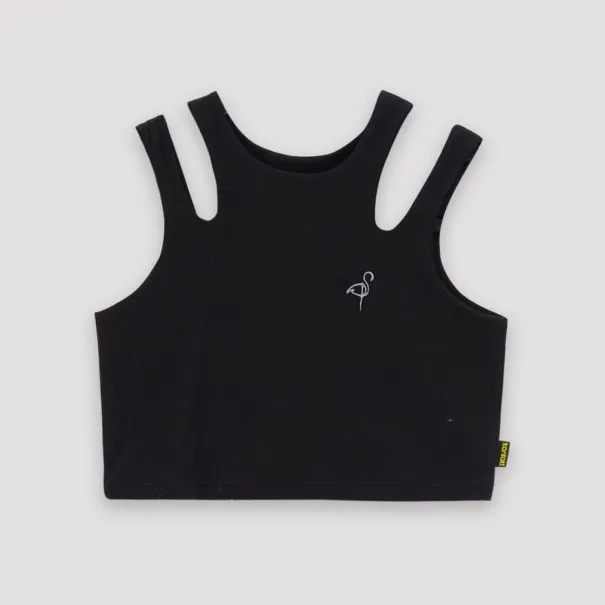 Débardeur crop fille cut-out - KONTAKT