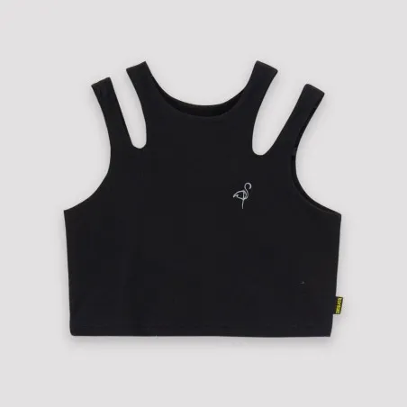 Débardeur crop fille cut-out - KONTAKT