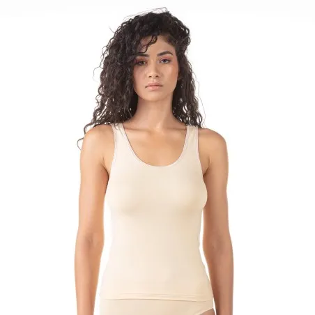 Débardeur femme en microfibre extensible - KONTAKT