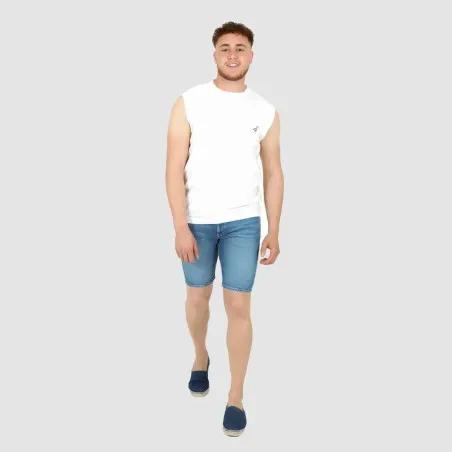 Débardeur flammé homme avec poche plaquée - KONTAKT