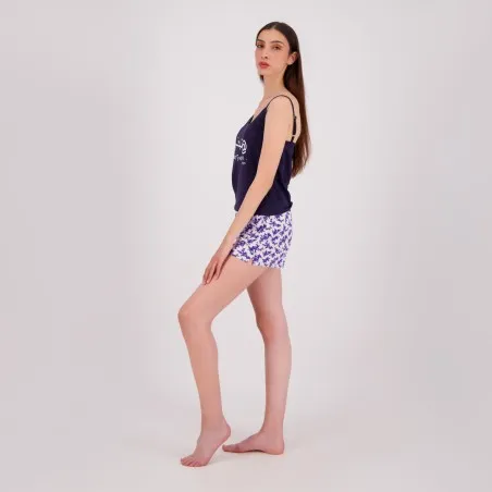 Ensemble femme bretelle et short TABA3NI I'AM FAMOUS - KONTAKT