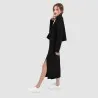 Ensemble femme pull et jupe avec fente en grosse maille - KONTAKT