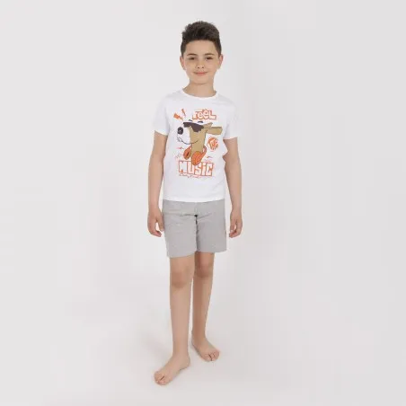 Ensemble garçon manches courtes et short FEEL THE MUSIC - KONTAKT