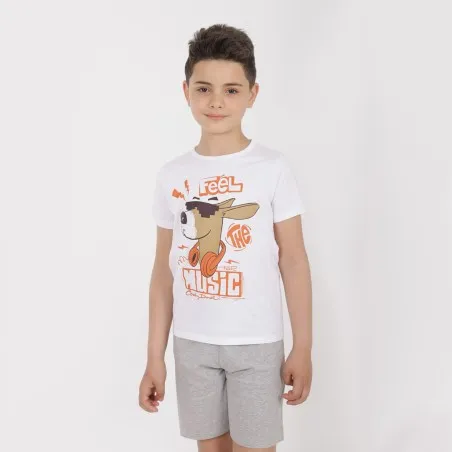 Ensemble garçon manches courtes et short FEEL THE MUSIC - KONTAKT