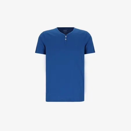 Ensemble homme manches courtes col tunisien avec broderie - KONTAKT