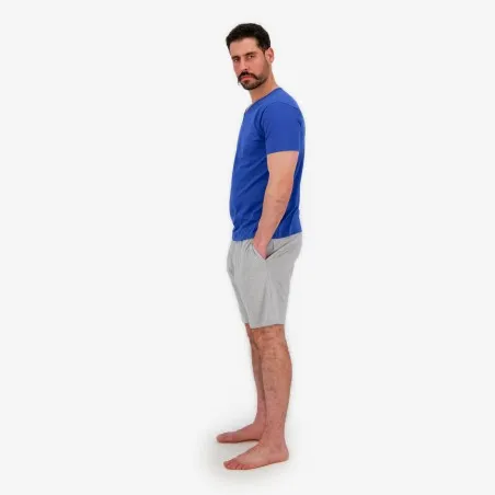 Ensemble homme manches courtes col tunisien avec broderie - KONTAKT
