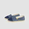 Espadrilles femme en jeans bi-couleurs - KONTAKT