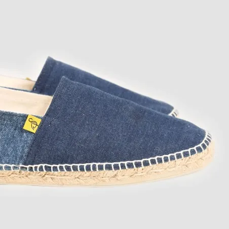 Espadrilles homme bi-couleur en jeans - KONTAKT