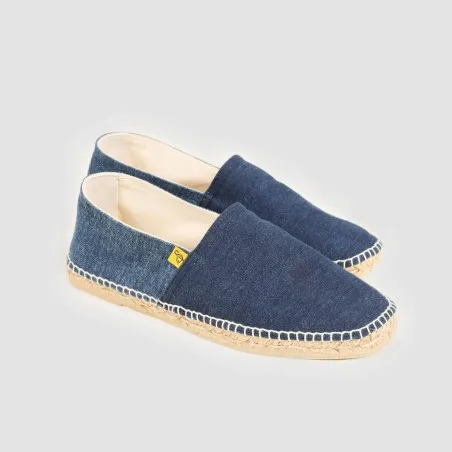 Espadrilles homme bi-couleur en jeans - KONTAKT