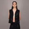 Farmla unisexe matelassé en jeans IMPRIME BERBERE HEAVY PRINT AND LASER - TUNIS FASHION WEEK 2024 - KONTAKT