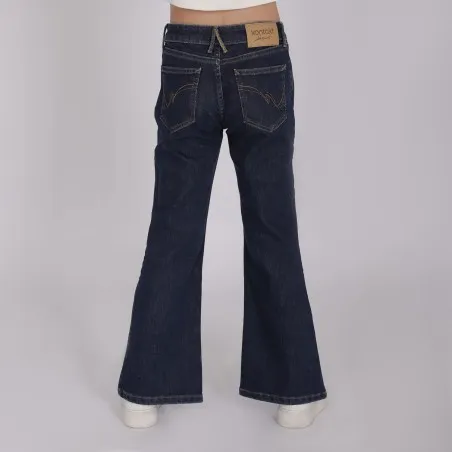 Flare fille avec fentes devant en jeans - KONTAKT