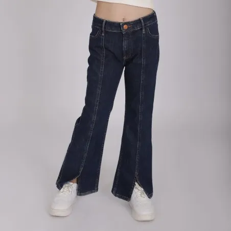 Flare fille avec fentes devant en jeans - KONTAKT