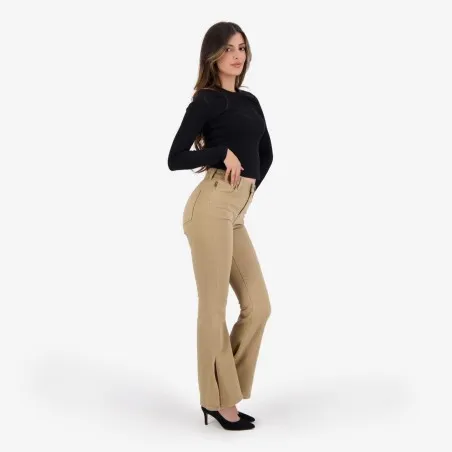 Flare jeans femme avec fentes côté -FERYEL 3.0 - KONTAKT