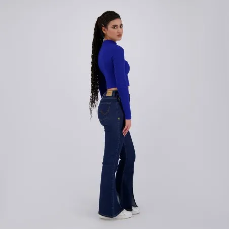Flare jeans femme avec fentes devant - FERYEL 2.0 - KONTAKT
