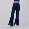 Flare jeans femme avec fentes devant - FERYEL 2.0 - KONTAKT