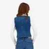 Gilet femme sans manches en jeans GHALIA 2.0 - KONTAKT