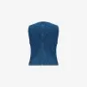Gilet femme sans manches en jeans GHALIA 2.0 - KONTAKT