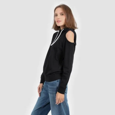 Hoodie femme avec épaule dénudée - KONTAKT