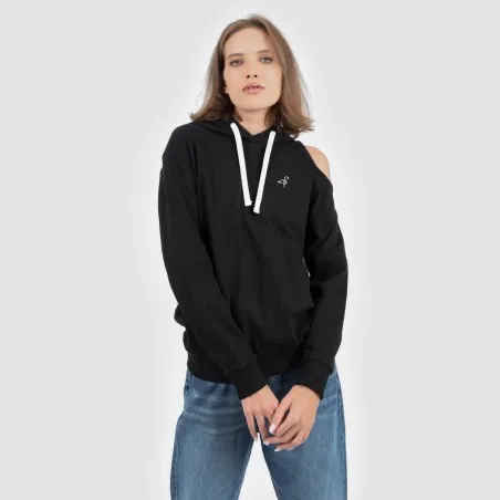 Hoodie femme avec épaule dénudée - KONTAKT