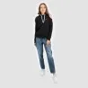Hoodie femme avec épaule dénudée - KONTAKT