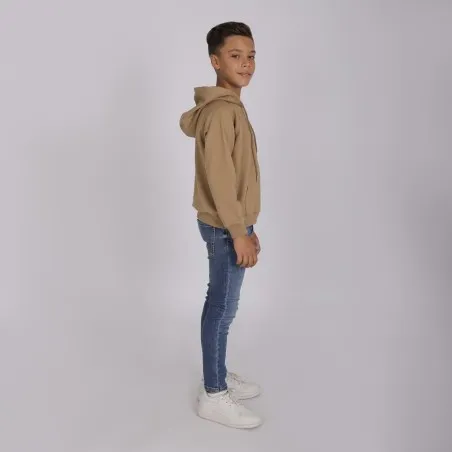 Hoodie garçon manche raglan avec broderie - KONTAKT