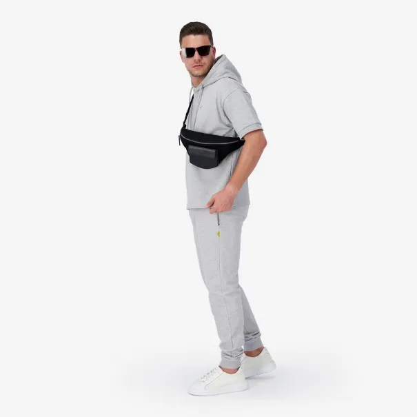 Hoodie homme manches courtes avec broderie - KONTAKT