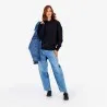 Hoodie oversized femme avec broderie - KONTAKT