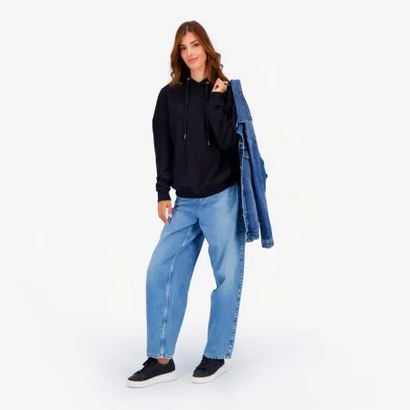 Hoodie oversized femme avec broderie - KONTAKT