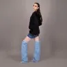 Hoodie oversized unisexe IMPRIME BERBERE UPCYCLING METHODS - TUNIS FASHION WEEK 2024 - KONTAKT